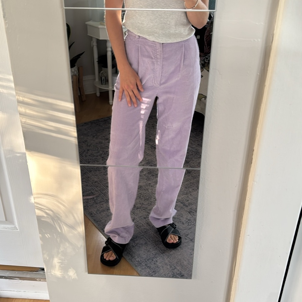 vintage lavender corduroy pants